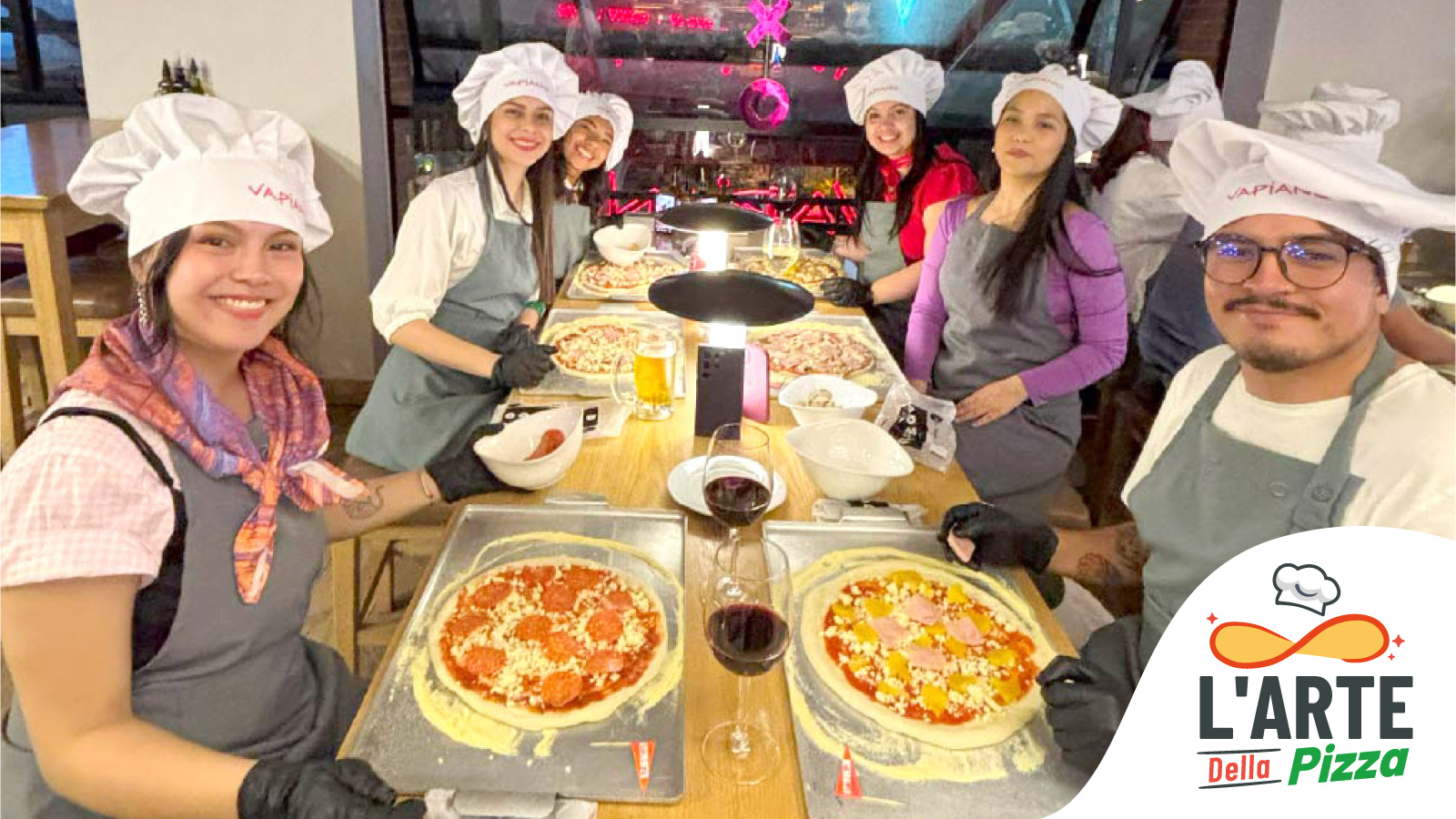 L'Arte Della Pizza 09 de Abril  7:30 pm (Adultos) -Vapiano Colombia